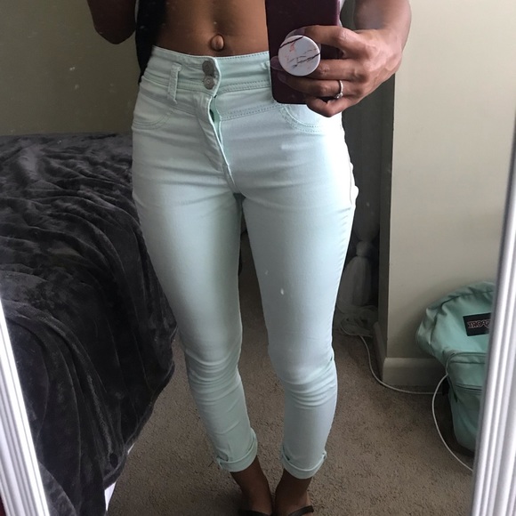 Pants - Mint Green Size 0 Jeggings